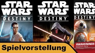 YouTube Review vom Spiel "Star Wars: Destiny" von Hunter & Cron - Brettspiele