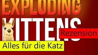 YouTube Review vom Spiel "Exploding Kittens: Party Pack" von Spielama