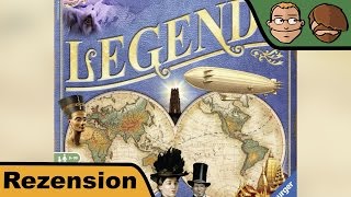 YouTube Review vom Spiel "Die Legenden von Andor (Kennerspiel des Jahres 2013)" von Hunter & Cron - Brettspiele