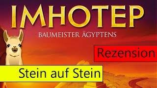 YouTube Review vom Spiel "Imhotep - Baumeister Ägyptens" von Spielama