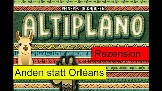 YouTube Review vom Spiel "Altiplano" von Spielama