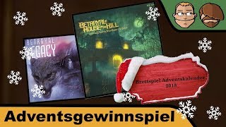 YouTube Review vom Spiel "Betrayal at House on the Hill" von Hunter & Cron - Brettspiele