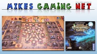 YouTube Review vom Spiel "Kingsport Festival" von Mikes Gaming Net - Brettspiele