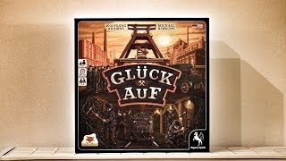 YouTube Review vom Spiel "Glück Auf" von Hunter & Cron - Brettspiele