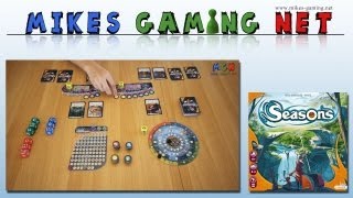 YouTube Review vom Spiel "Seasons" von Mikes Gaming Net - Brettspiele