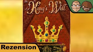 YouTube Review vom Spiel "The King's Dilemma" von Hunter & Cron - Brettspiele