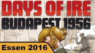 YouTube Review vom Spiel "Days of Ire: Budapest 1956" von Hunter & Cron - Brettspiele