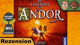 YouTube Review vom Spiel "Die Legenden von Andor: Chada & Thorn" von Hunter & Cron - Brettspiele