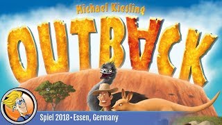 YouTube Review vom Spiel "Outback" von BoardGameGeek