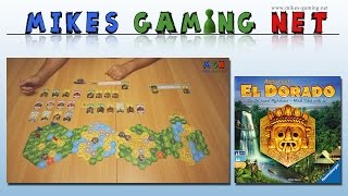 YouTube Review vom Spiel "Wettlauf nach El Dorado: Helden & Dämonen" von Mikes Gaming Net - Brettspiele