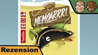 YouTube Review vom Spiel "Memoarrr! (Deutscher Kinderspielpreis 2018 Gewinner)" von Hunter & Cron - Brettspiele