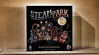 YouTube Review vom Spiel "Steam Park" von Hunter & Cron - Brettspiele