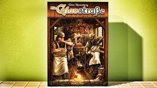 YouTube Review vom Spiel "Die Glasstraße" von Hunter & Cron - Brettspiele