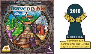 YouTube Review vom Spiel "Heaven & Ale" von Spiel des Jahres