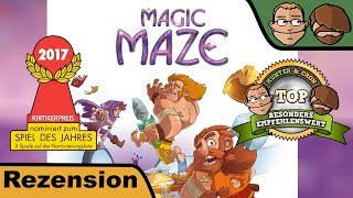 YouTube Review vom Spiel "Magic Maze" von Hunter & Cron - Brettspiele