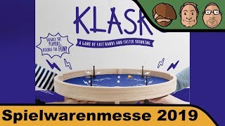 YouTube Review vom Spiel "KLASK" von Hunter & Cron - Brettspiele