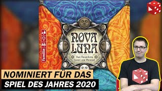 YouTube Review vom Spiel "Nova Luna" von Brettspielblog.net - Brettspiele im Test