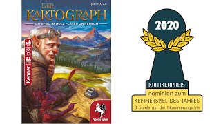 YouTube Review vom Spiel "Der Kartograph" von Spiel des Jahres