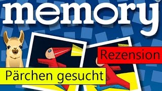 YouTube Review vom Spiel "Memory" von Spielama