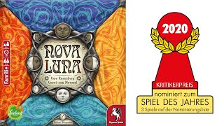 YouTube Review vom Spiel "Nova Luna" von Spiel des Jahres