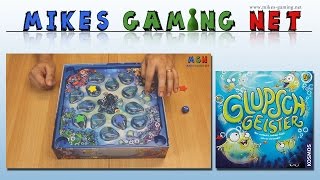 YouTube Review vom Spiel "Glupschgeister" von Mikes Gaming Net - Brettspiele