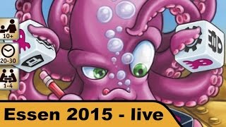 YouTube Review vom Spiel "OctoDice" von Hunter & Cron - Brettspiele