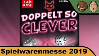 YouTube Review vom Spiel "Doppelt so clever Würfelspiel" von Hunter & Cron - Brettspiele