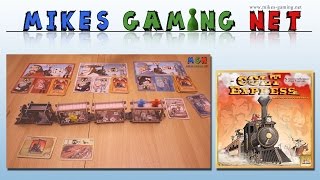 YouTube Review vom Spiel "Colt Express (Spiel des Jahres 2015)" von Mikes Gaming Net - Brettspiele