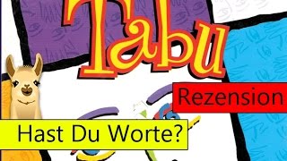 YouTube Review vom Spiel "Tabu" von Spielama