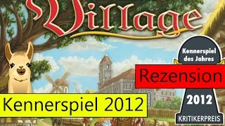 YouTube Review vom Spiel "Village (Kennerspiel des Jahres 2012)" von Spielama