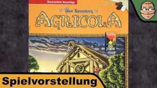 YouTube Review vom Spiel "Agricola (Deutscher Spielepreis 2008 Gewinner)" von Hunter & Cron - Brettspiele