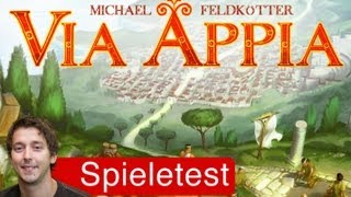 YouTube Review vom Spiel "Via Appia" von Spielama