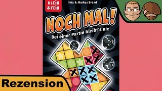 YouTube Review vom Spiel "Noch mal! Würfelspiel" von Hunter & Cron - Brettspiele