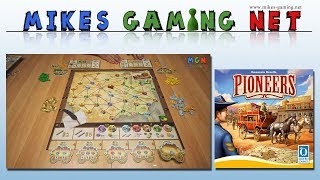 YouTube Review vom Spiel "Pioneer Days" von Mikes Gaming Net - Brettspiele