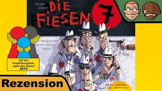 YouTube Review vom Spiel "Die fiesen 7" von Hunter & Cron - Brettspiele