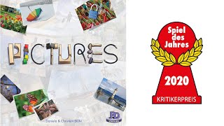 YouTube Review vom Spiel "Pictures (Spiel des Jahres 2020)" von Spiel des Jahres
