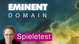 YouTube Review vom Spiel "Eminent Domain - Aufbruch zu neuen Welten" von Spielama