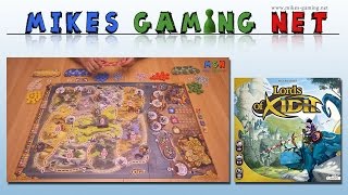 YouTube Review vom Spiel "Lords of Xidit" von Mikes Gaming Net - Brettspiele