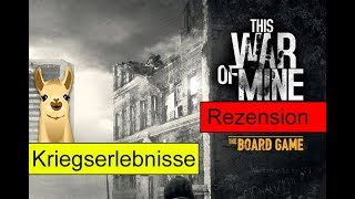 YouTube Review vom Spiel "This War of Mine: Das Brettspiel" von Spielama