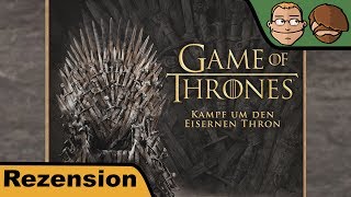 YouTube Review vom Spiel "Game of Thrones: Kampf um den eisernen Thron" von Hunter & Cron - Brettspiele