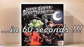 YouTube Review vom Spiel "Geister, Geister, Schatzsuchmeister! (Kinderspiel des Jahres 2014)" von Hunter & Cron - Brettspiele