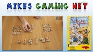 YouTube Review vom Spiel "Schatz der Mumie" von Mikes Gaming Net - Brettspiele