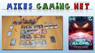 YouTube Review vom Spiel "Not Alone" von Mikes Gaming Net - Brettspiele