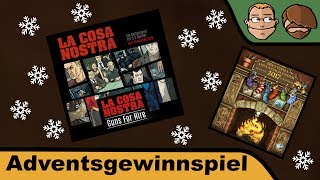 YouTube Review vom Spiel "La Cosa Nostra" von Hunter & Cron - Brettspiele