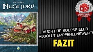 YouTube Review vom Spiel "Nusfjord" von Brettspielblog.net - Brettspiele im Test